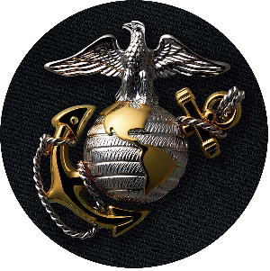 the eagle, globe, and anchor: emblem of the Marine Corps